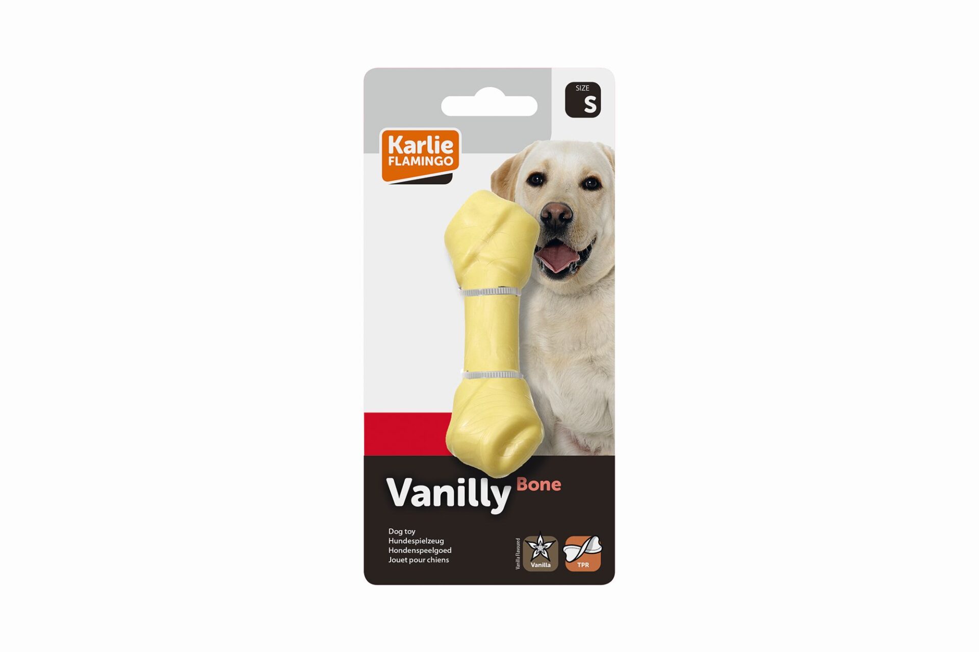 Gumena kost sa vanilom za pse 10cm