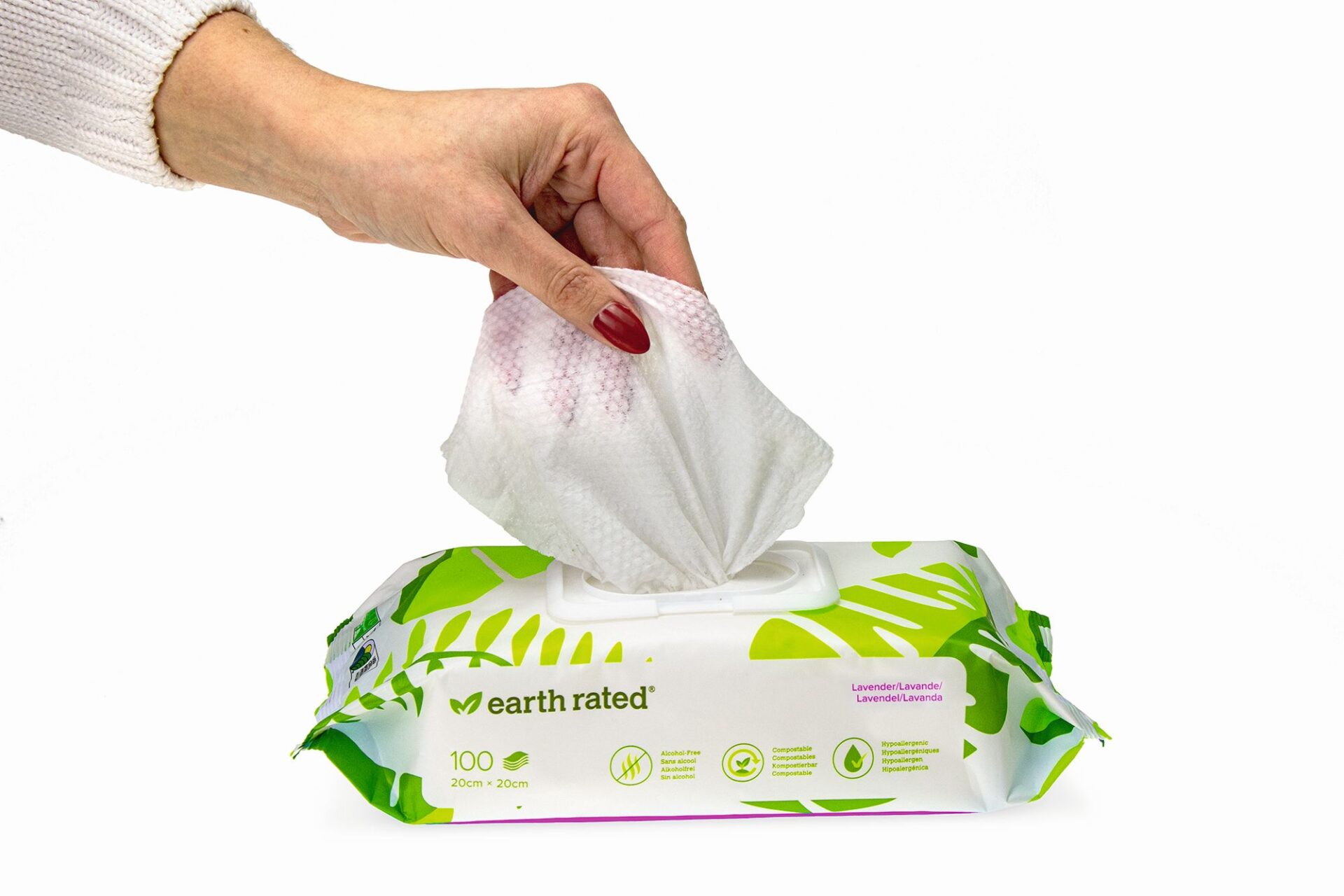 Vlažne maramice za pse od Aloe Vere i kamilica Earth Rated 100kom - Slika 2