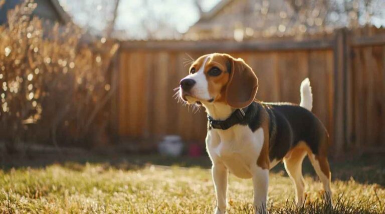 Bigl stoji u dvorištu