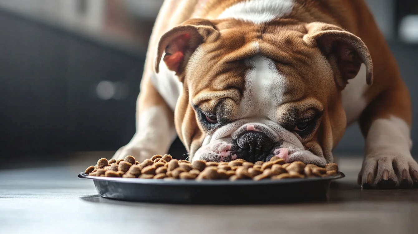 Preporucuje se visokokvalitetna hrana bogata proteinima i zdravim mastima sa umerenim udelom ugljenih hidrata - Engleski buldog