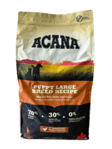 Acana puppy large breed recipe suva hrana za štence 17kg