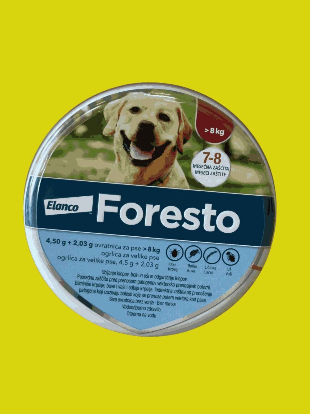 Foresto large 8 ogrlica za pse protiv spoljnih parazita - Ljudski lekovi za pse - kako ih koristiti bezbedno i bez rizika?