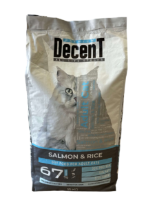 Decent Adult Cat Salmon & Rice 15kg – premium hrana za odrasle mačke sa lososom i pirinčem