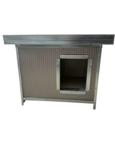 Izolovana metalna kućica za male pse 60×48×56 cm