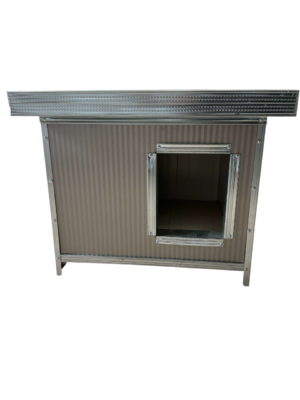 Metalna termo kućica za pse sa sendvič panelima