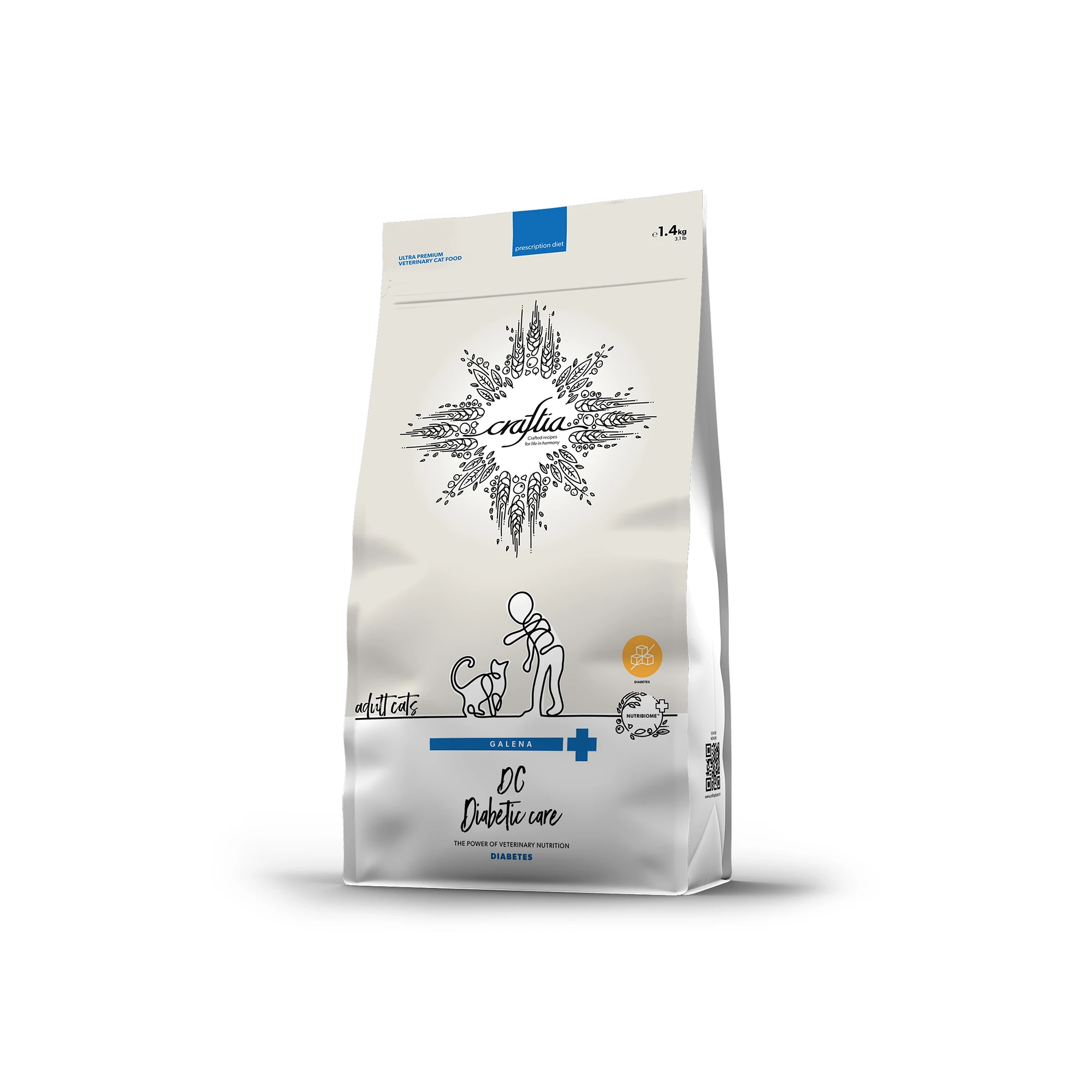 Craftia Galena Diabetic Care 1,4kg hrana za mačke sa dijabetisom
