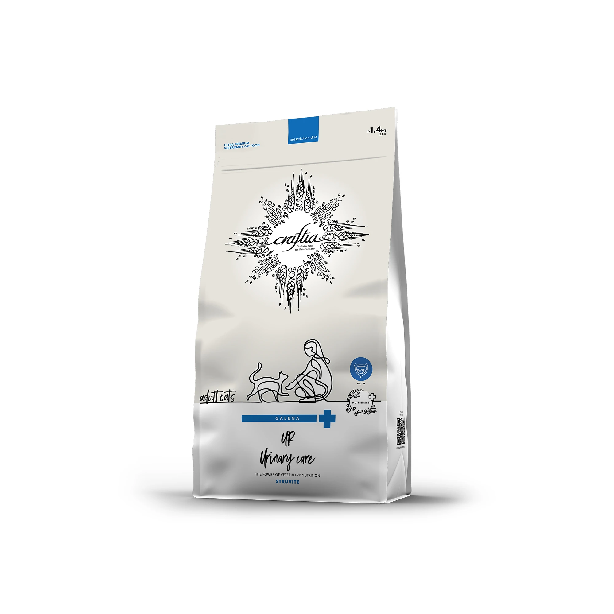 Craftia Galena Urinary Care 1,4kg hrana za podršku urinarnog trakta mačke