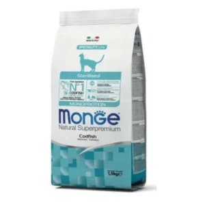 Monge Sterilised Monoprotein Bakalar 1,5kg hrana za sterilisane mačke