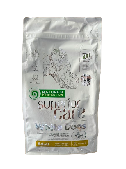 Nature's Protection White Dogs Lamb 1,5kg hrana za bele pse