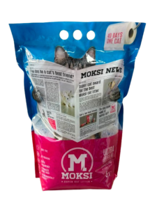 Moksi Ultra silikonski posip 5L za mačke