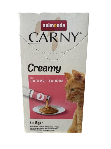 Animonda Carny Creamy losos za mačke 6x15g
