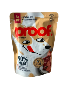 Proof of Meat Chicken & Beef za pse 100g u sosu od brusnice
