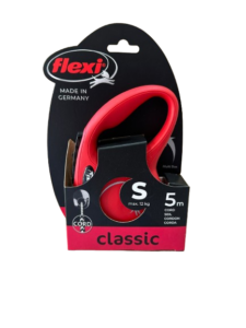 Flexi Classic S Cord 5m crveni povodac za pse do 12kg