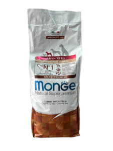Monge Mini Puppy Lamb 7,5kg hrana za štence malih rasa